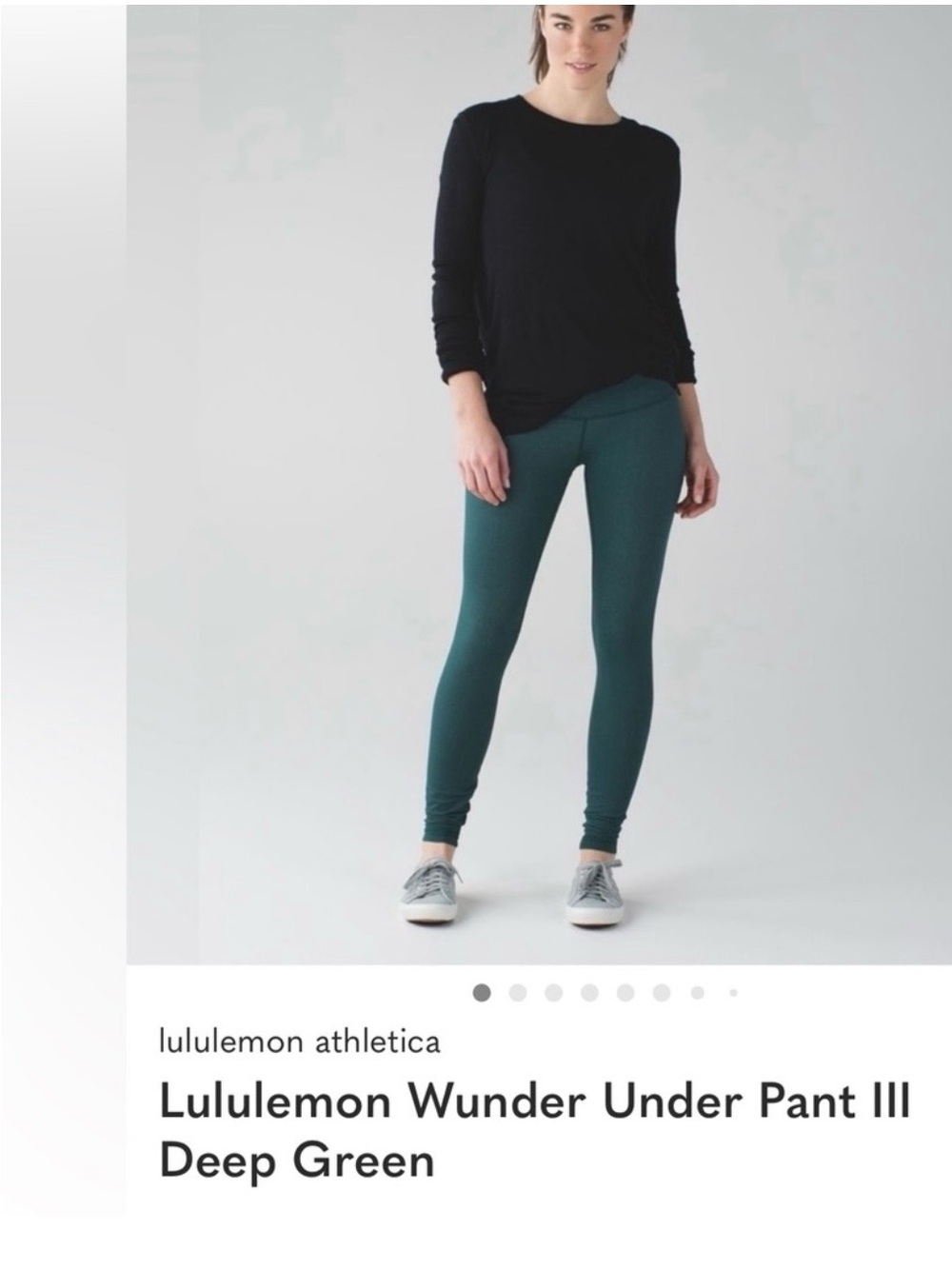 lululemon athletica Wunder Under High-Rise Leggings in Teal Green